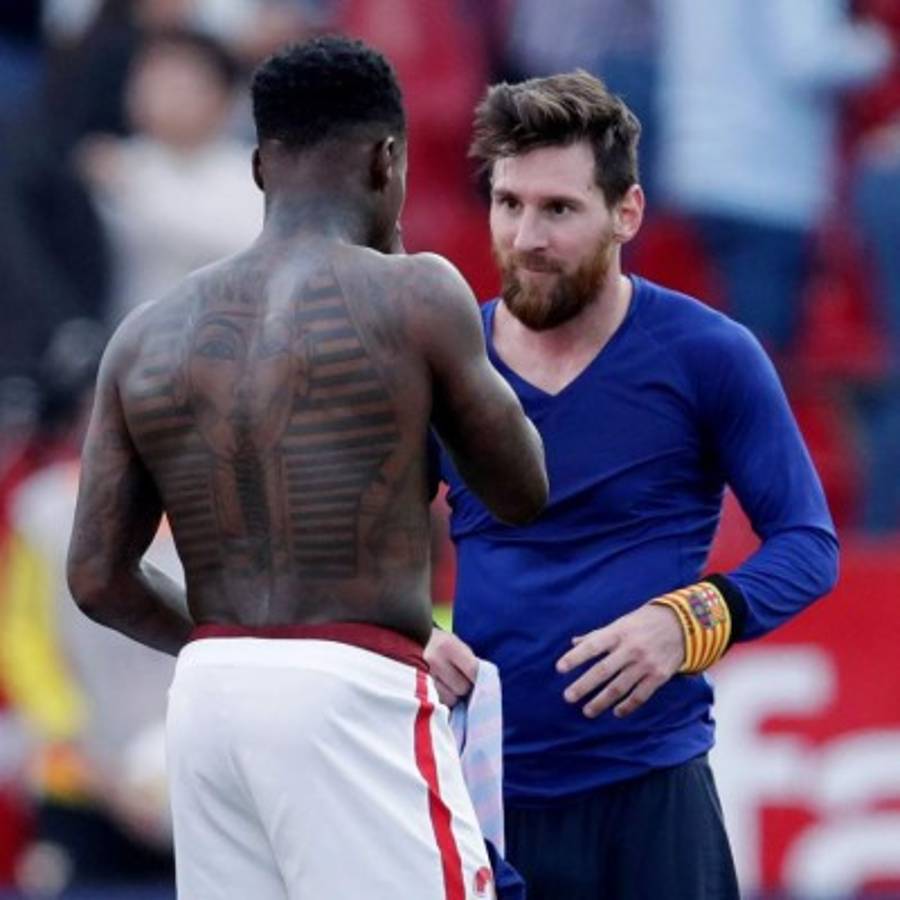¿Quién es? La historia detrás de las imágenes de Messi con jugador del Sevilla