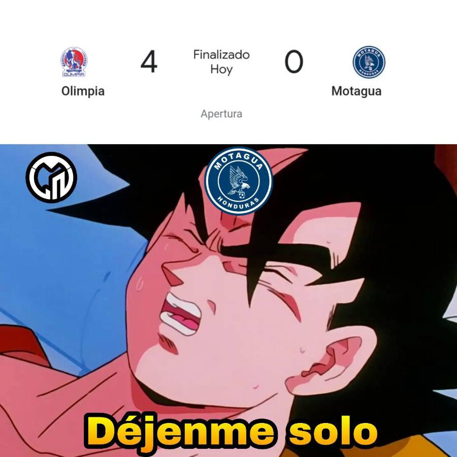 ¡Para reír! Los memes despedazan a Motagua por la paliza que sufrió ante Olimpia en el Morazán