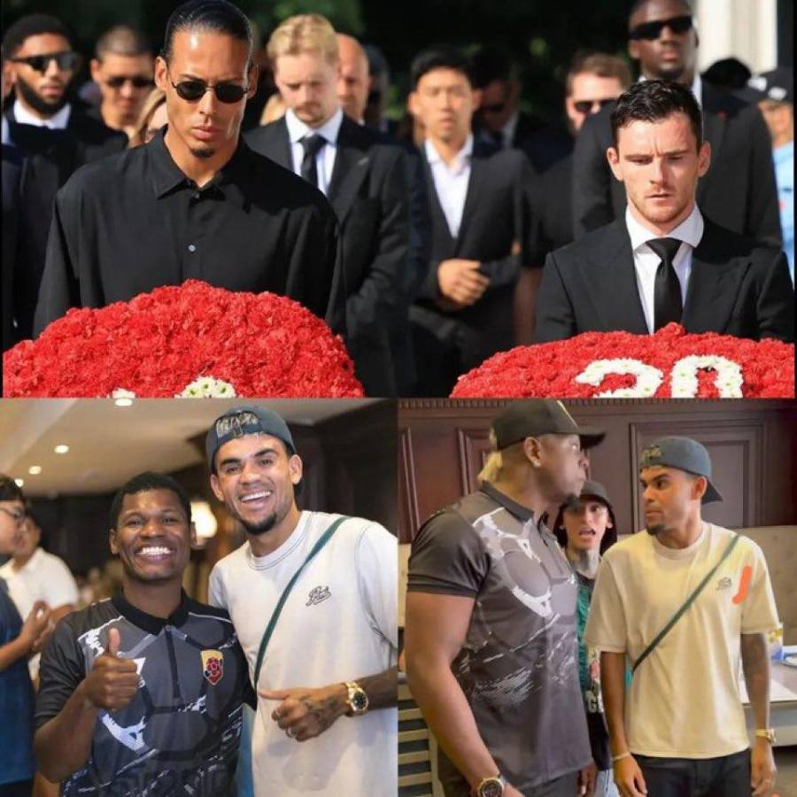 Luis Díaz recibe una ola de críticas: lo que estaba haciendo mientras el Liverpool despedía a Diogo Jota