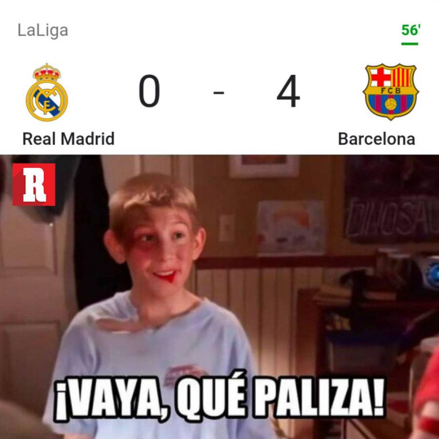 ¡El Barcelona de Xavi recetó paliza en el Clásico y los memes destrozaron al Real Madrid!