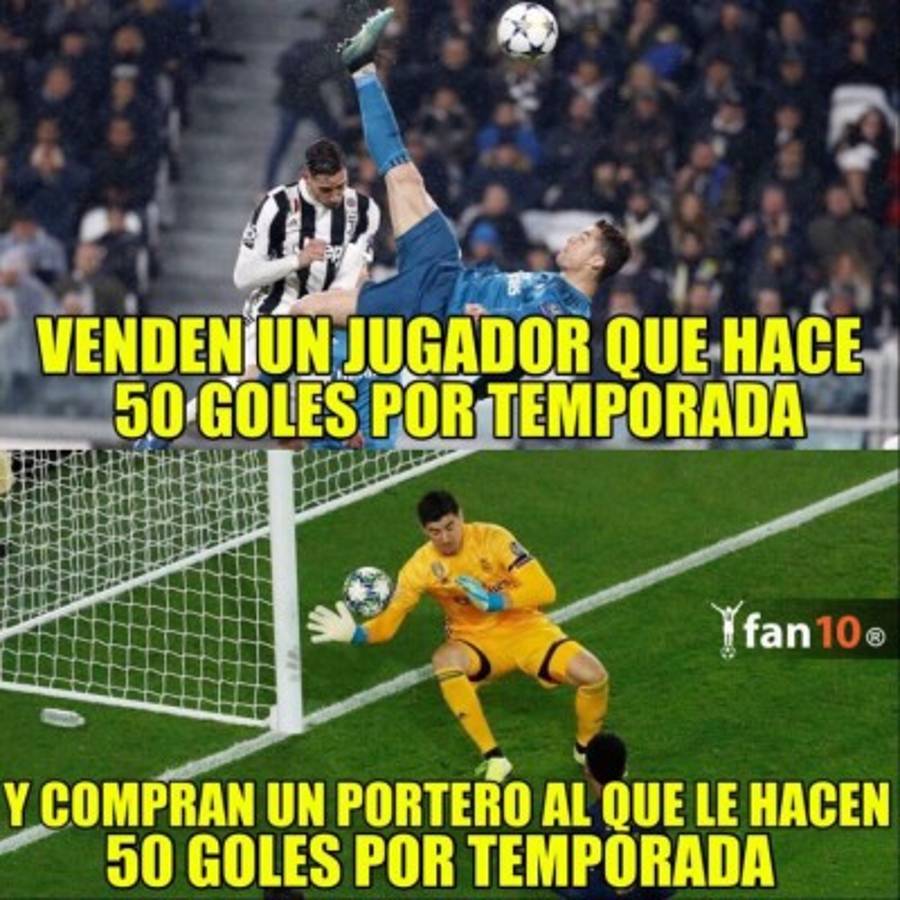 Los memes hacen pedazos al Real Madrid y a Courtois tras el baile que les dio el PSG