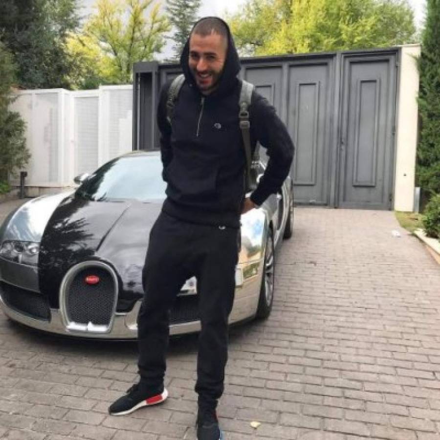 Tiene uno nuevo: La lujosa colección de autos que tiene Karim Benzema, crack del Real Madrid