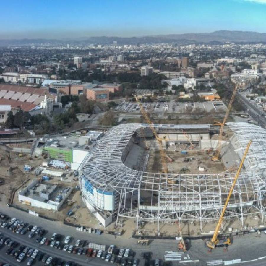 Así luce el estadio de Los Ángeles FC a casi tres meses de su inauguración