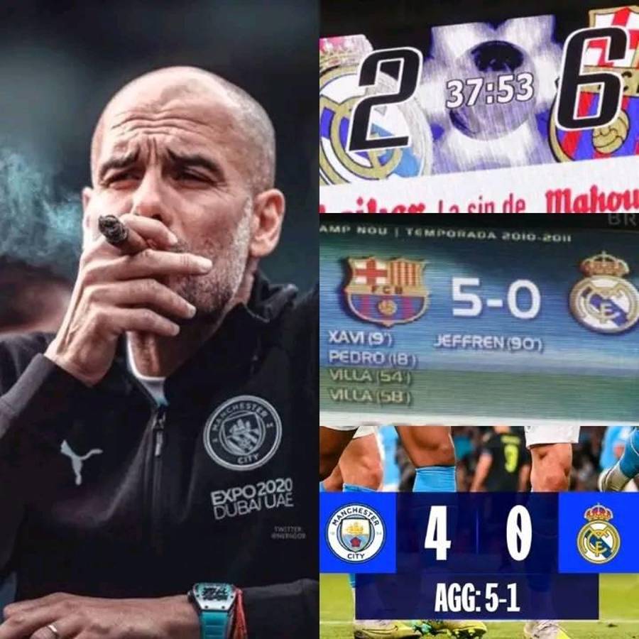 ¡Hasta el Barcelona! Real Madrid es víctima de terribles memes tras ser eliminado por el City en la Champions League