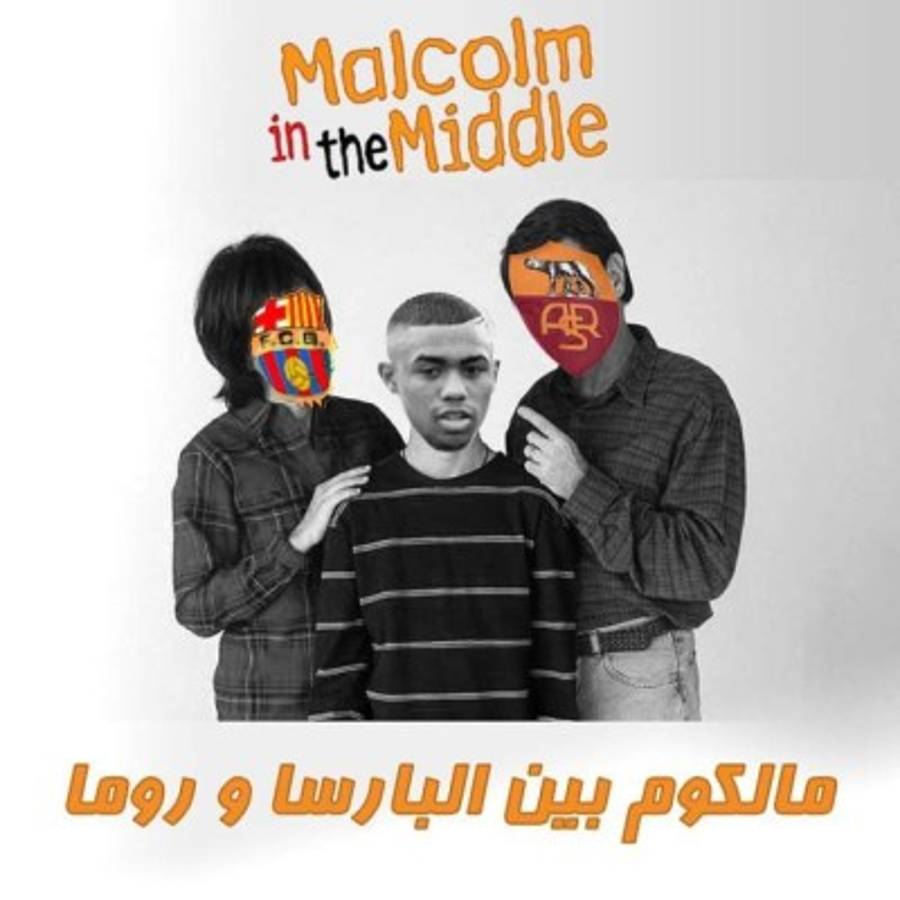 ¡Crueles! Malcom y los tremendos memes del 'robo' del Barcelona a la Roma