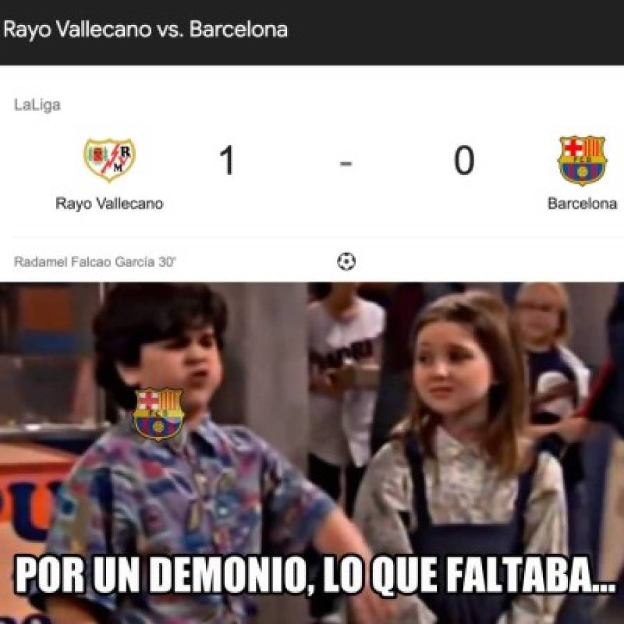 Barcelona pierde ante el Rayo Vallecano y los memes revientan a Depay, Piqué y Koeman