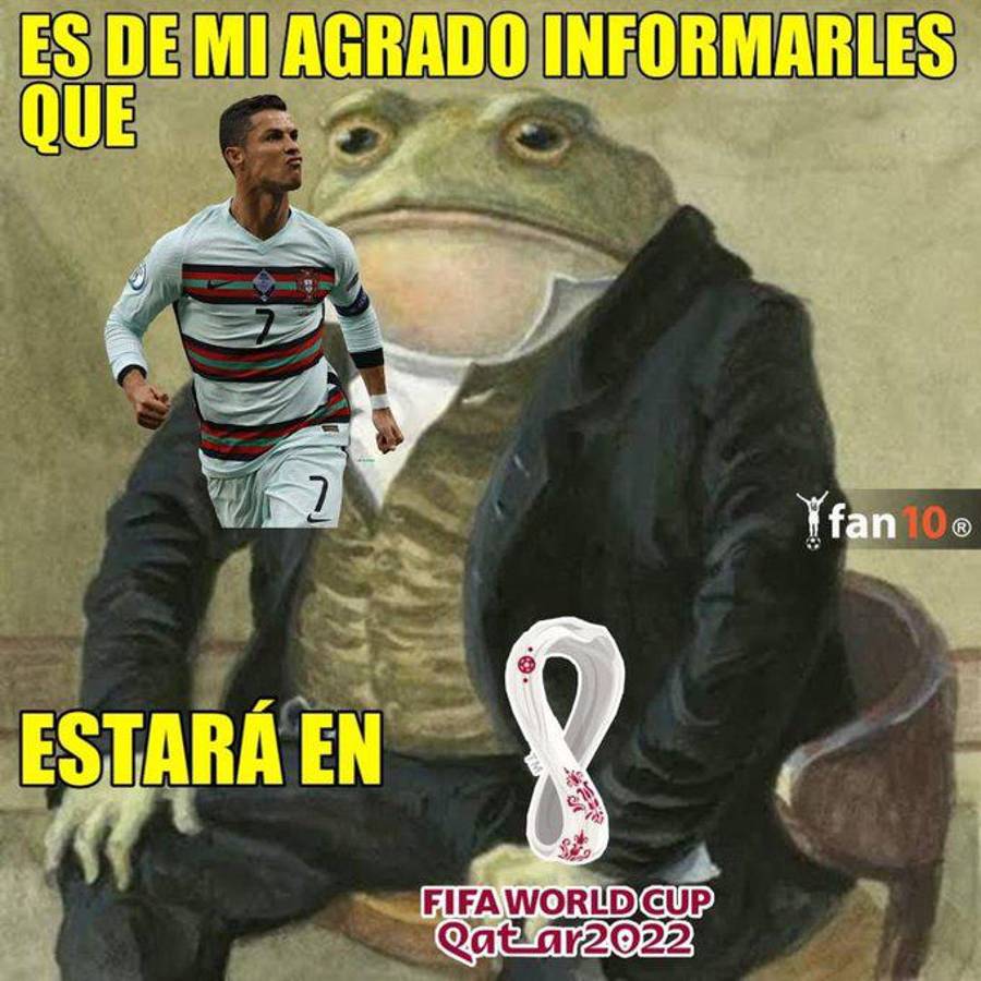 Cristiano Ronaldo clasifica al Mundial con Portugal y estallan los memes en las redes sociales