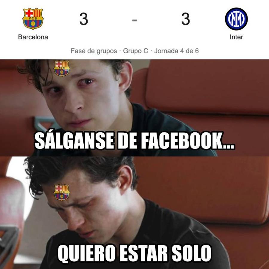 ¡Destruyen a Piqué! Los duros memes contra Barcelona luego de empatar con Inter y estar al borde de Europa League