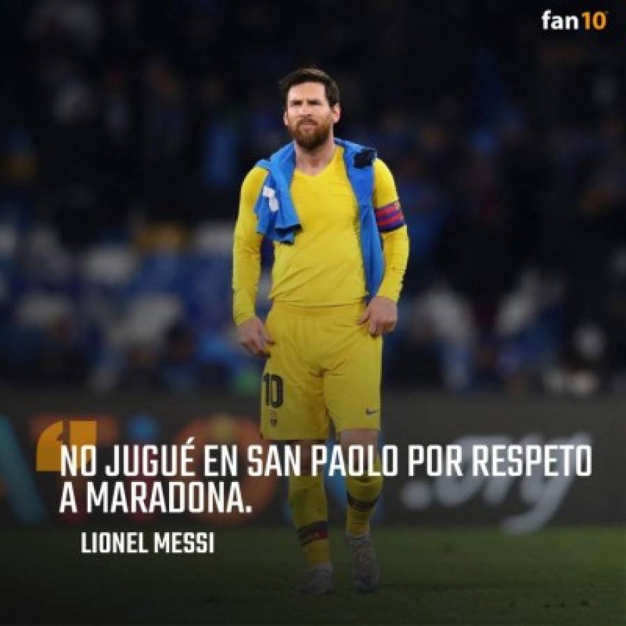 Los crueles memes contra Messi tras el empate del Barcelona ante el Napoli en la Champions