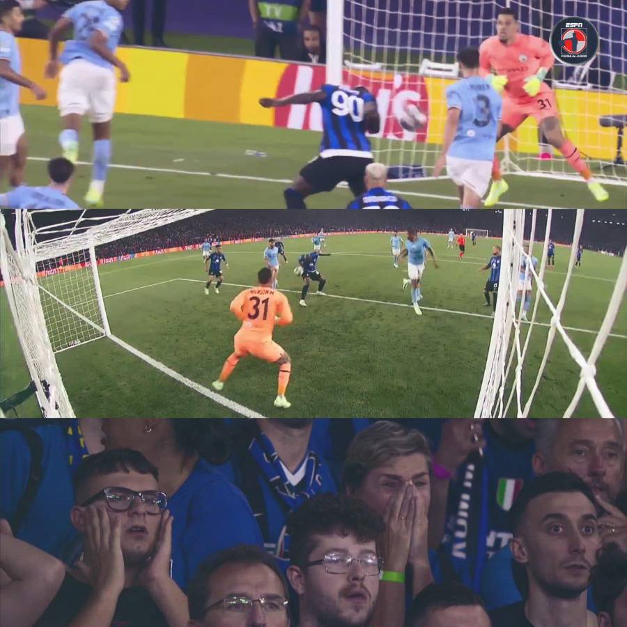 Manchester City campeón: El tremendo abrazo de Haaland y Pep; Lukaku junto a Lautaro destrozados tras perder la Champions