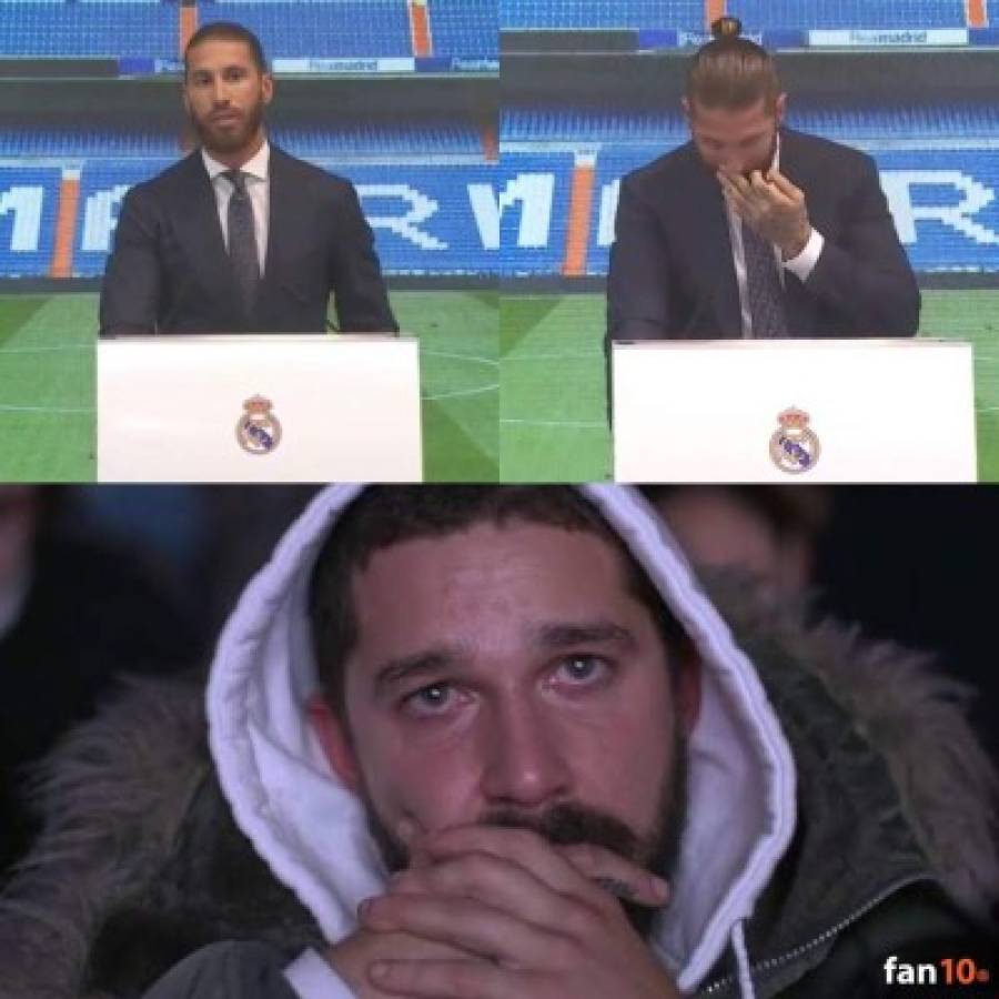 Los memes del adiós de Sergio Ramos donde destrozan a Florentino Pérez y al Real Madrid