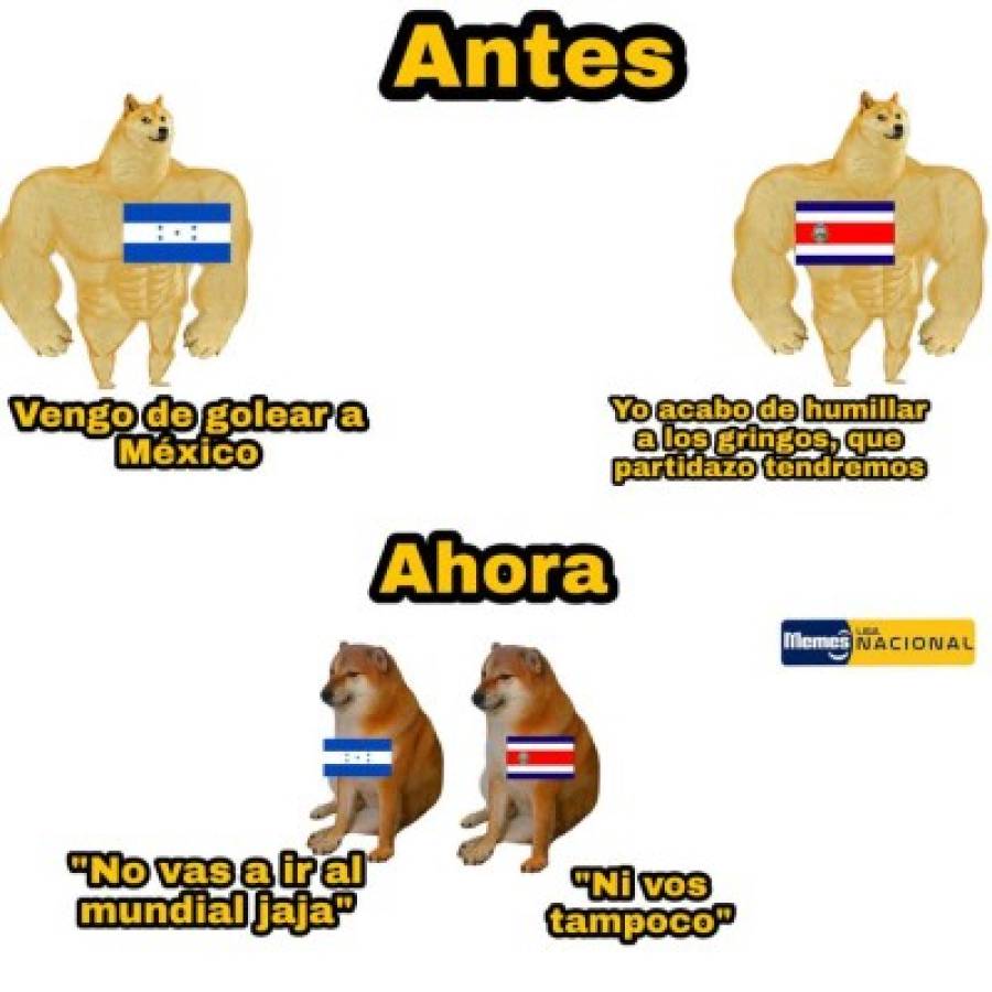 Honduras cae ante Costa Rica, dice adiós al Mundial y no se salva de los crueles memes