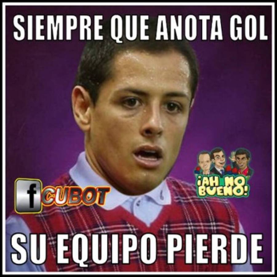 Chicharito Hernández brilla con sus goles y arrasa con los memes