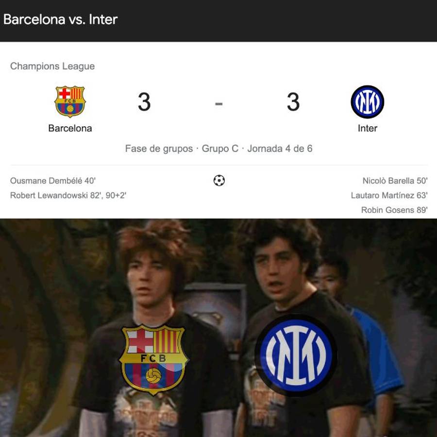 ¡Destruyen a Piqué! Los duros memes contra Barcelona luego de empatar con Inter y estar al borde de Europa League