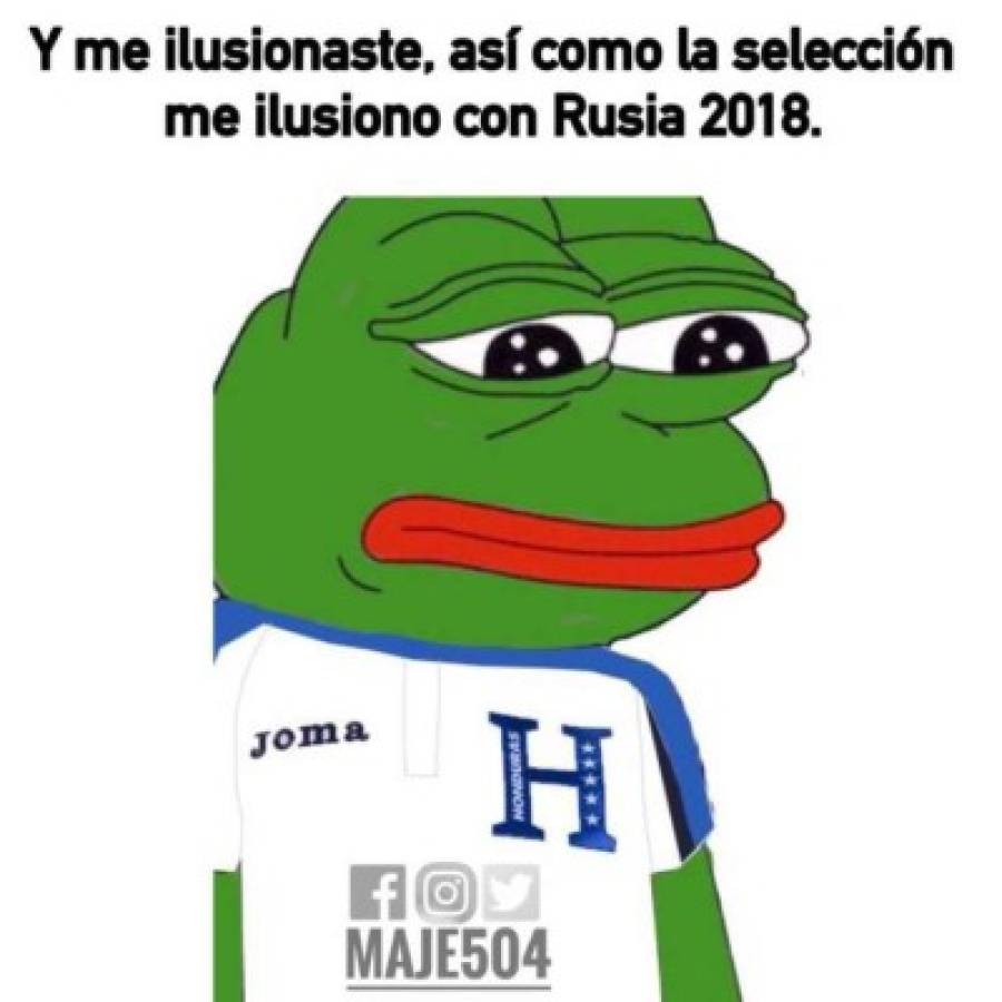 Los dolorosos y amargos memes que deja la eliminación de Honduras de Rusia 2018