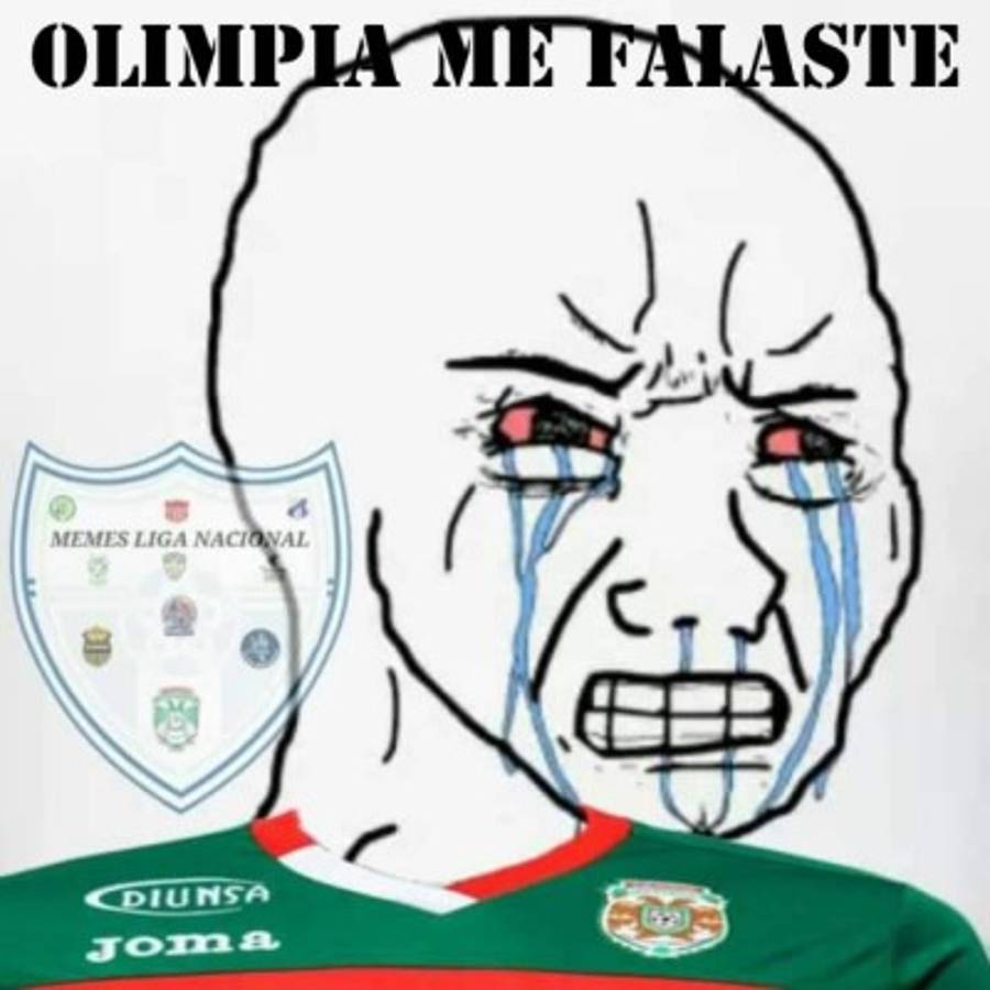 Empate entre el Real España y Olimpia dejan divertidos memes