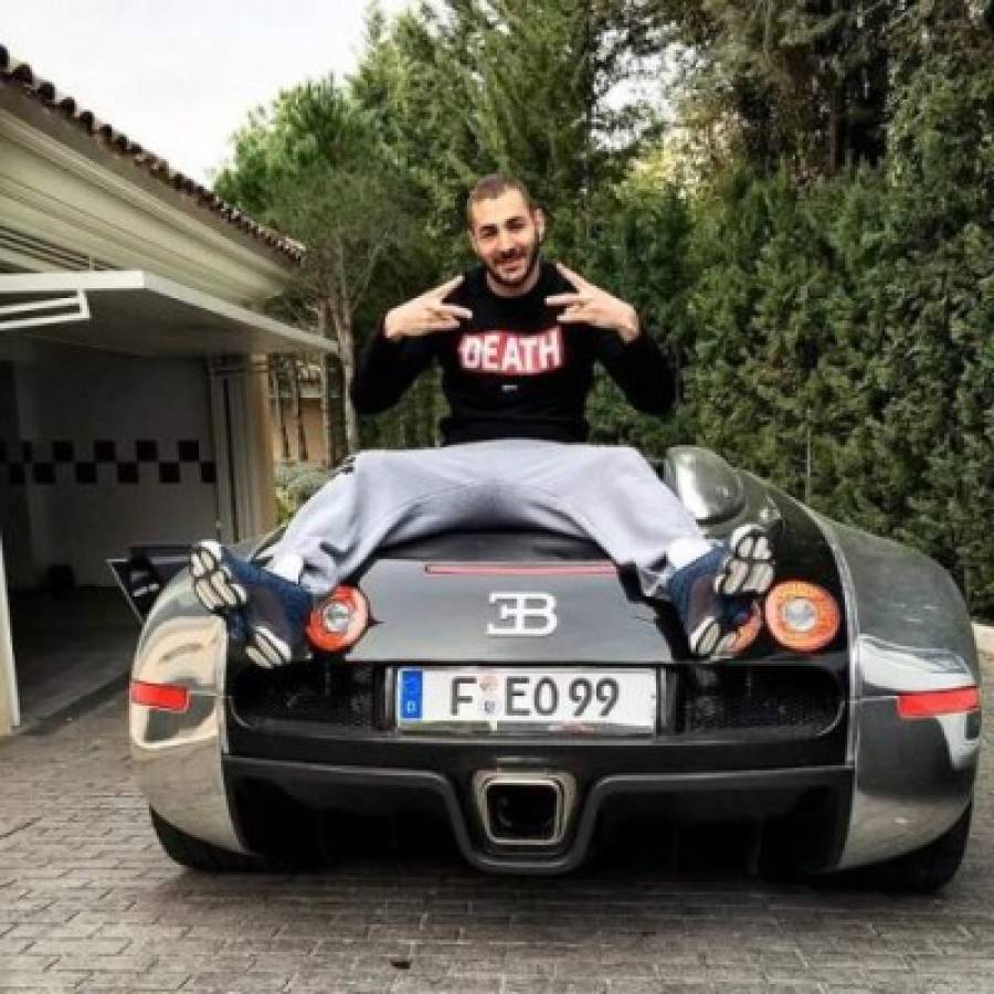 Tiene uno nuevo: La lujosa colección de autos que tiene Karim Benzema, crack del Real Madrid