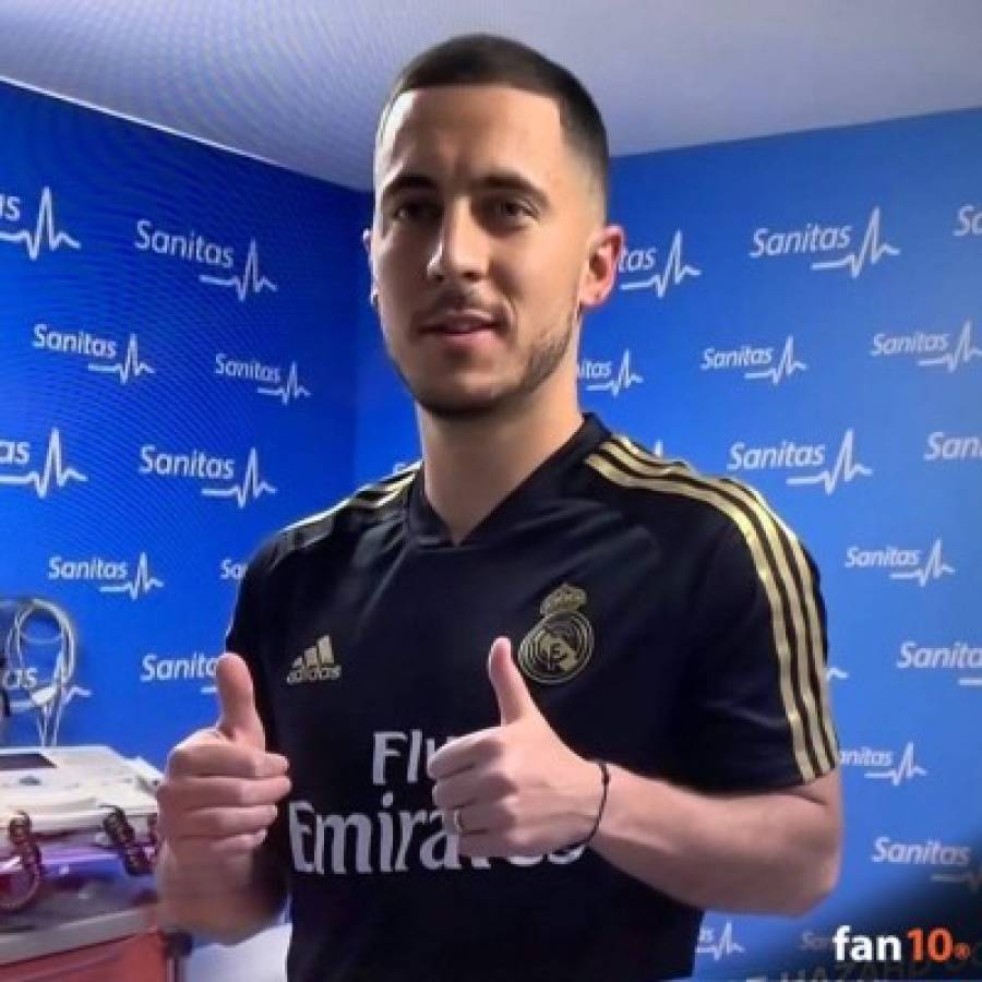 En fotos: Eden Hazard y su primer día como jugador del Real Madrid