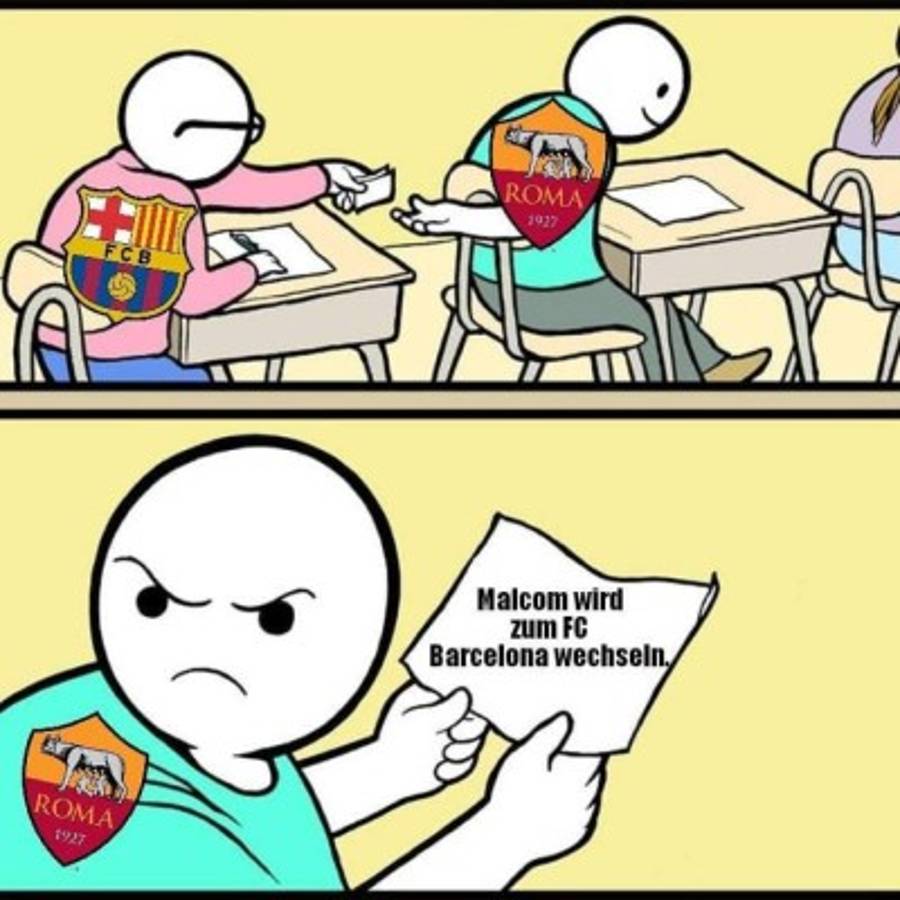 ¡Crueles! Malcom y los tremendos memes del 'robo' del Barcelona a la Roma