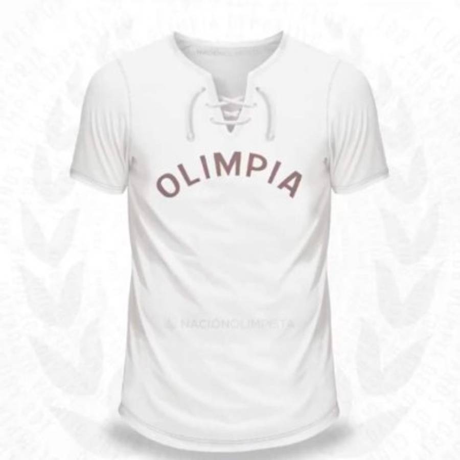 Con una de béisbol: Las camisas de local que ha usado Olimpia en sus 108 años de existencia