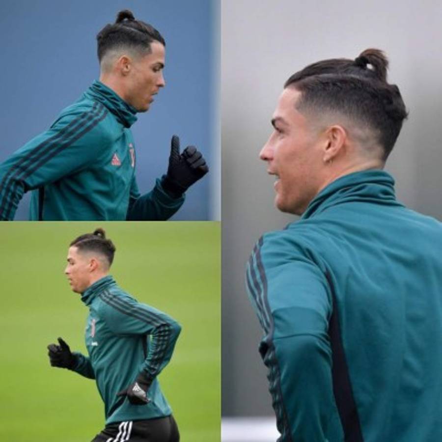 Juventus regresa a los trabajos y Cristiano Ronaldo sorprende con su nuevo look