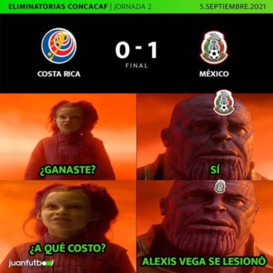 Los otros memes de la jornada 2 de la eliminatoria: Burlas a Keylor Navas, México y Honduras