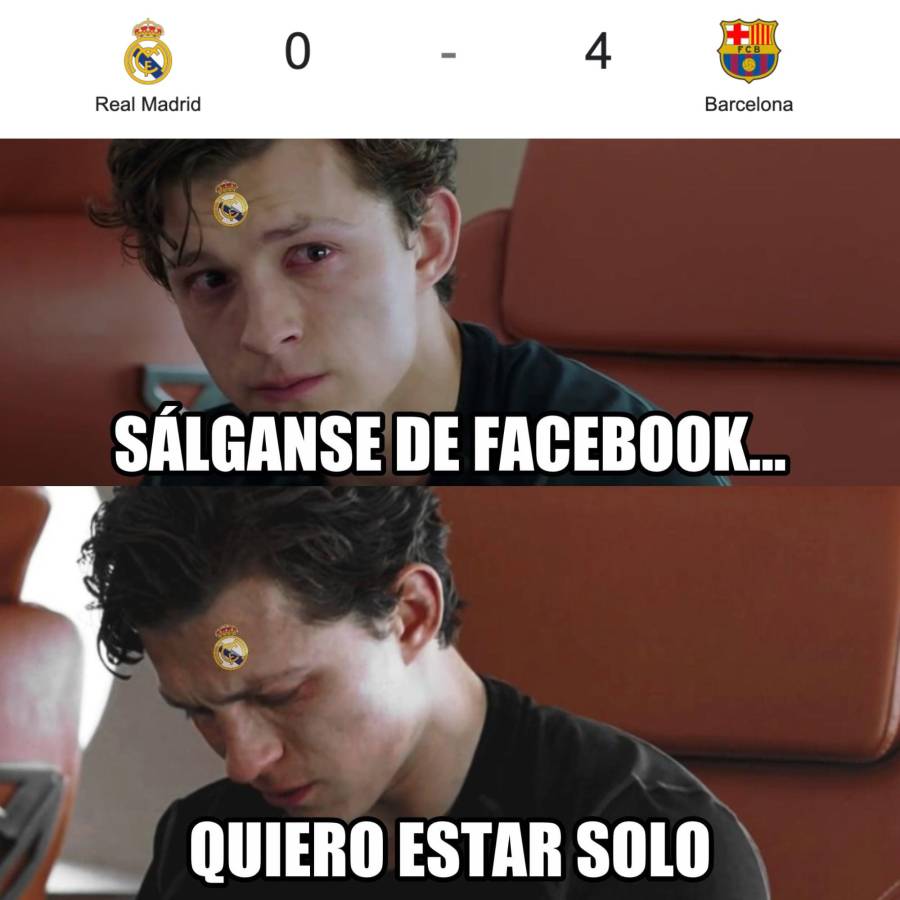 ¡El Barcelona de Xavi recetó paliza en el Clásico y los memes destrozaron al Real Madrid!