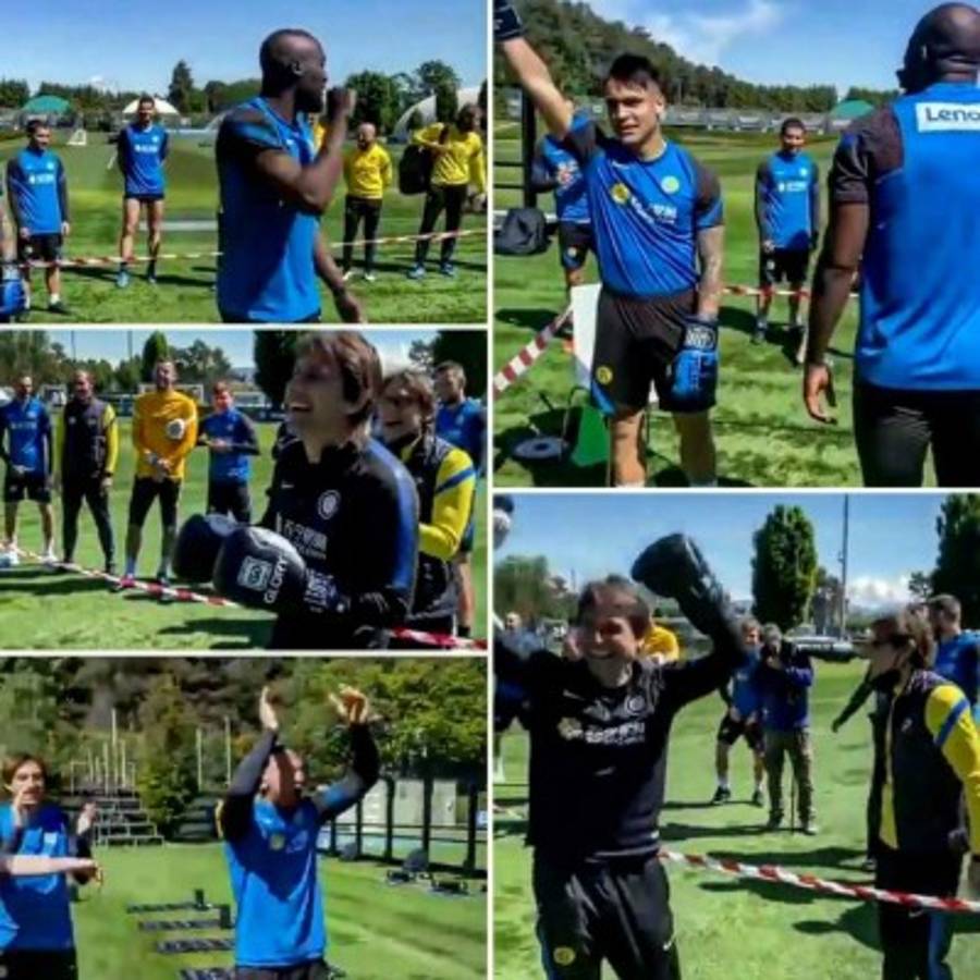 Así fue la fuerte pelea de Lautaro Martínez y Conte en pleno juego del Inter de Milán: 'Respeta'