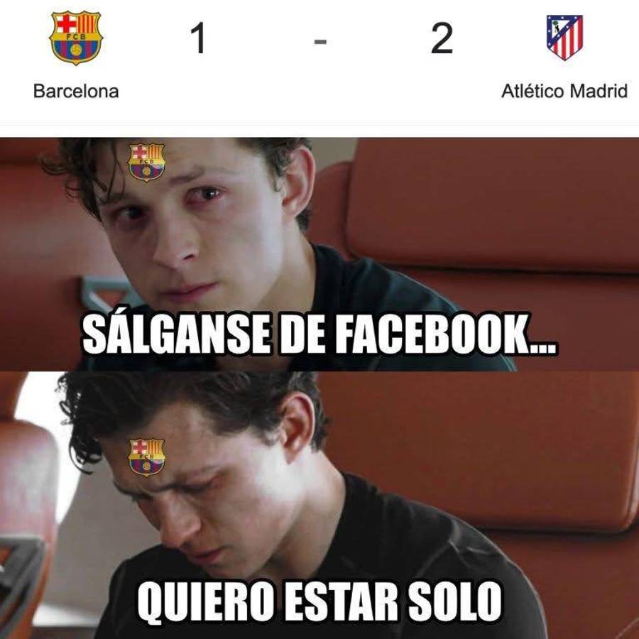 Los del Real Madrid lo disfrutan: los mejores memes que dejó la derrota del Barcelona ante Atlético de Madrid