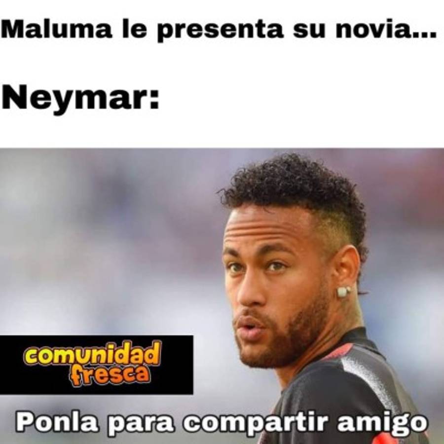 Los memes hacen pedazos a Maluma luego de que Neymar le 'robara' la novia, Icardi protagonista  