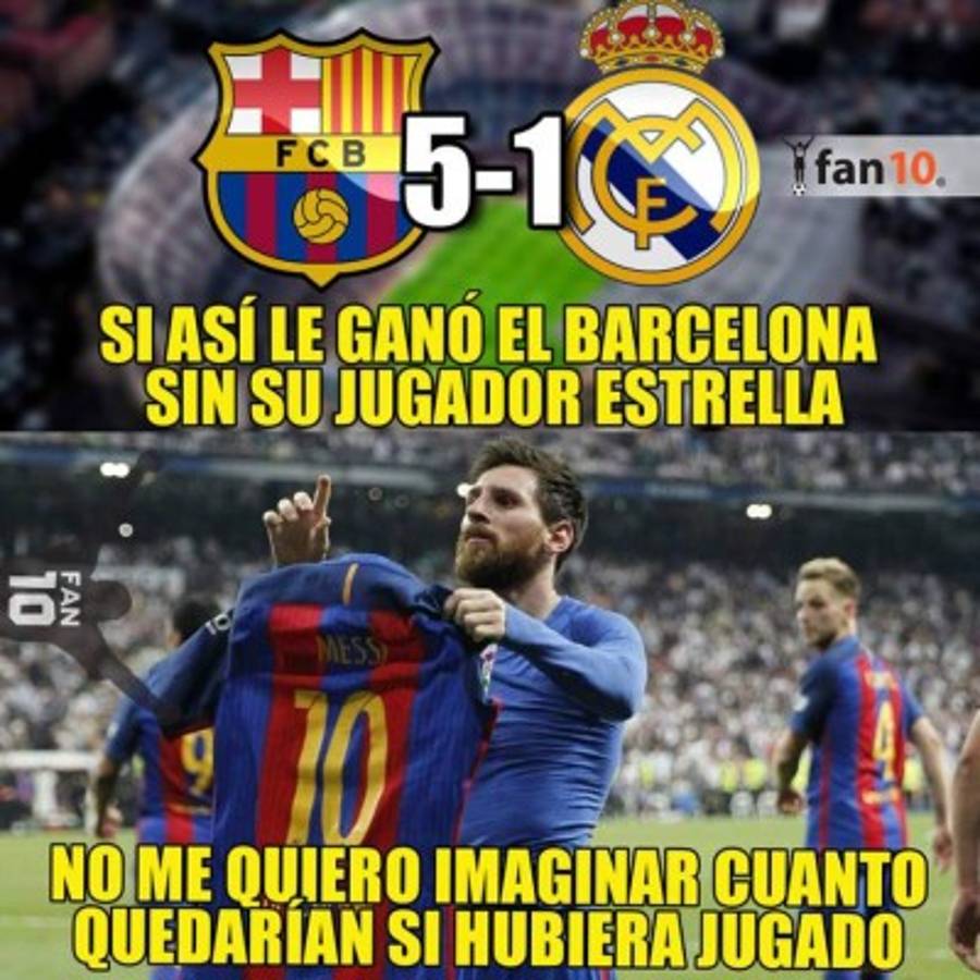 ¡Siguen las burlas! Surgen divertidos memes en contra del Real Madrid