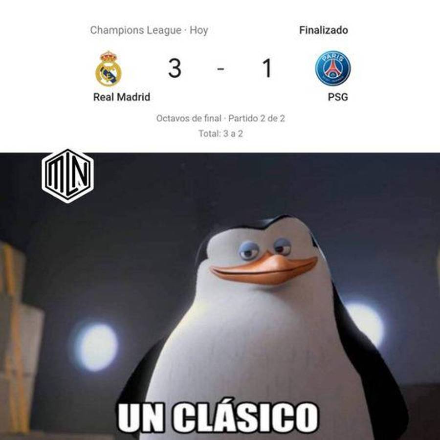 Los memes no perdonan al PSG tras ser eliminados de la Champions League por el Real Madrid