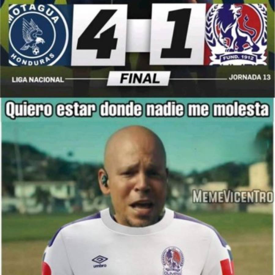 Motagua revienta con memes al Olimpia tras golearlo en Comayagua