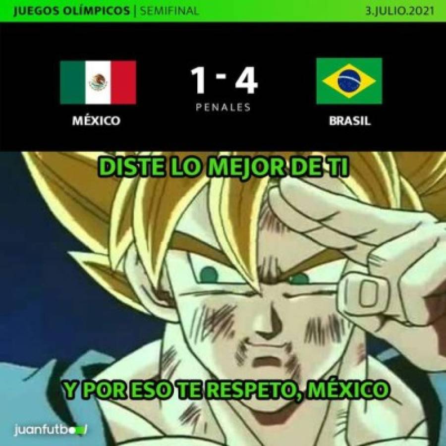 Los memes destrozan a México tras perder con Brasil en semifinales de los Juegos Olímpicos