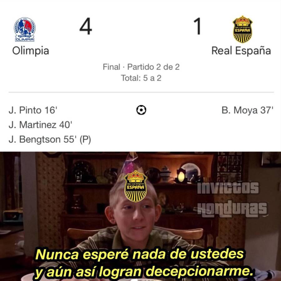 No perdonan a Buba López: los memes destrozan al Real España tras perder ante Olimpia en la final de Liga Nacional