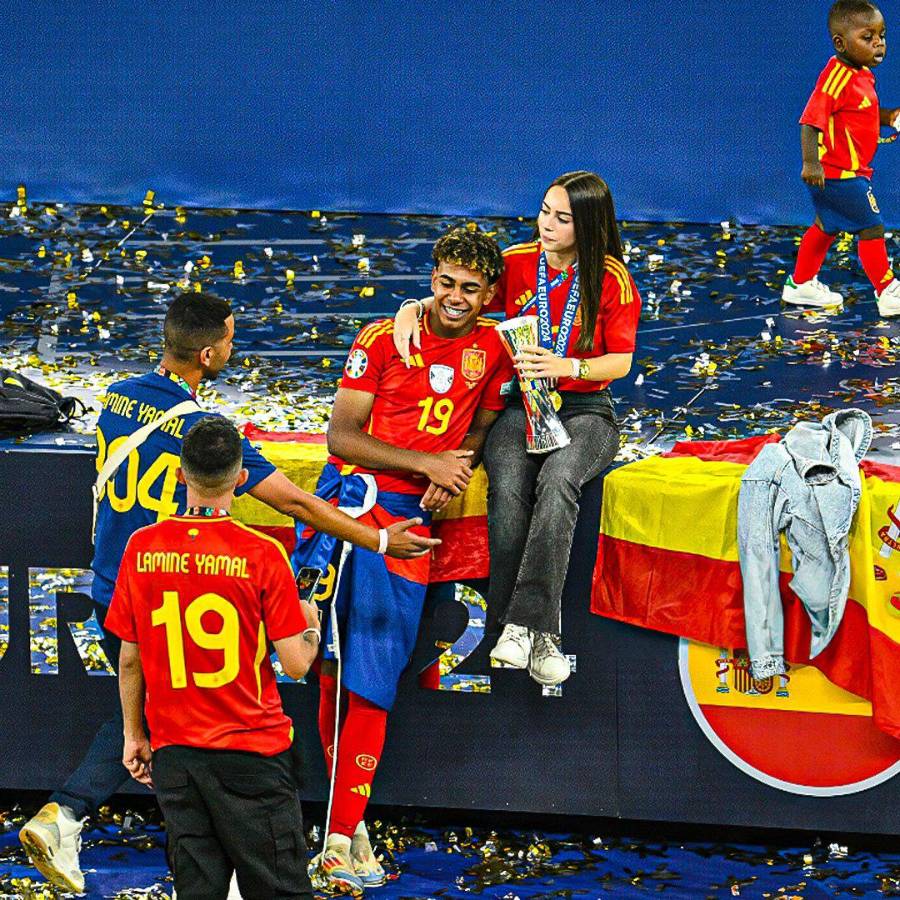 Así es la bella y ‘misteriosa’ novia de Lamine Yamal, la perla de España: ¡captados acaramelados en la Eurocopa!