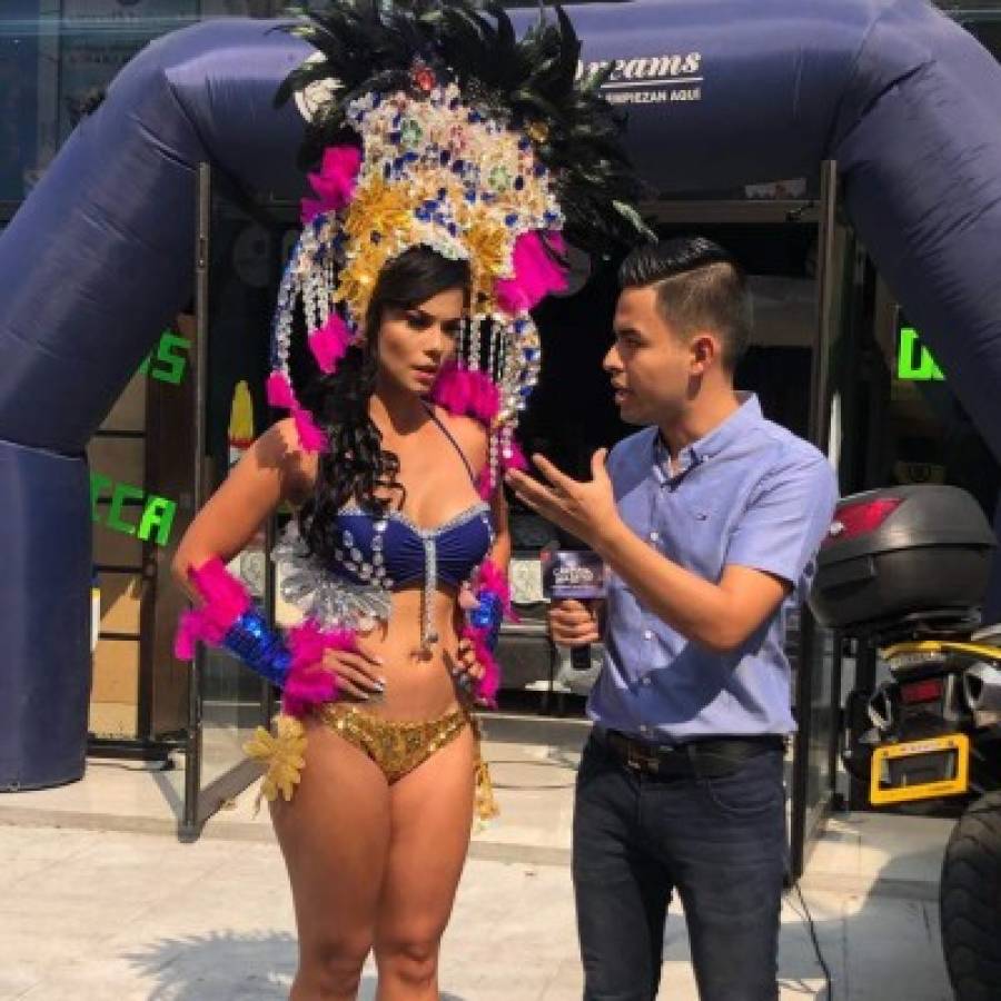 Laura Bariatti, la exfisioterapeuta del Suchitepéquez que deslumbró en carnaval en Guatemala