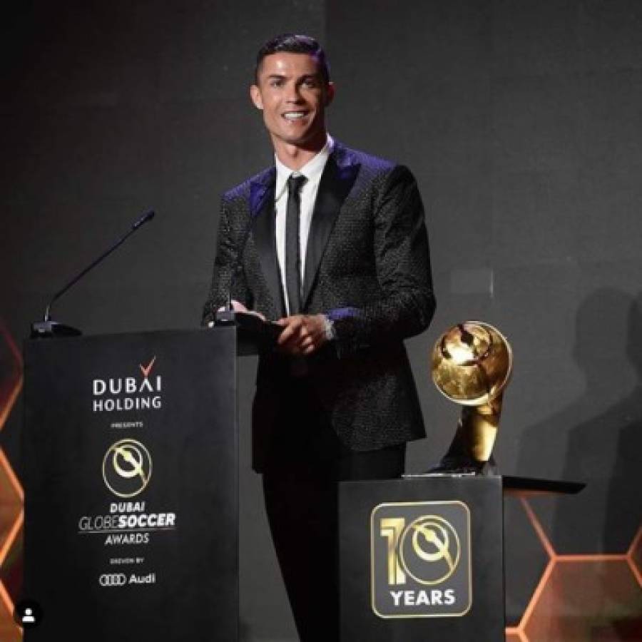 Cristiano Ronaldo el protagonista de las mejores fotos de los Golden Golden Soccer Awards