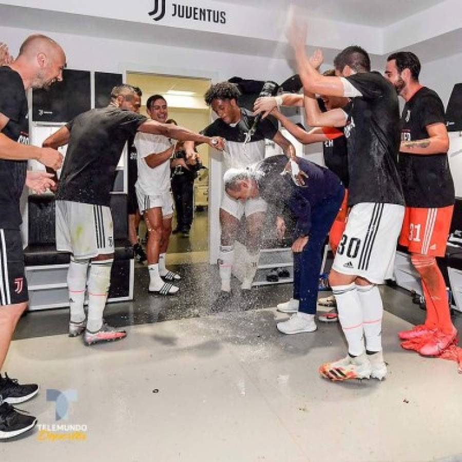 Cristiano en calzoncillos: la locura de la Juventus luego de quedarse con el título de la Serie A