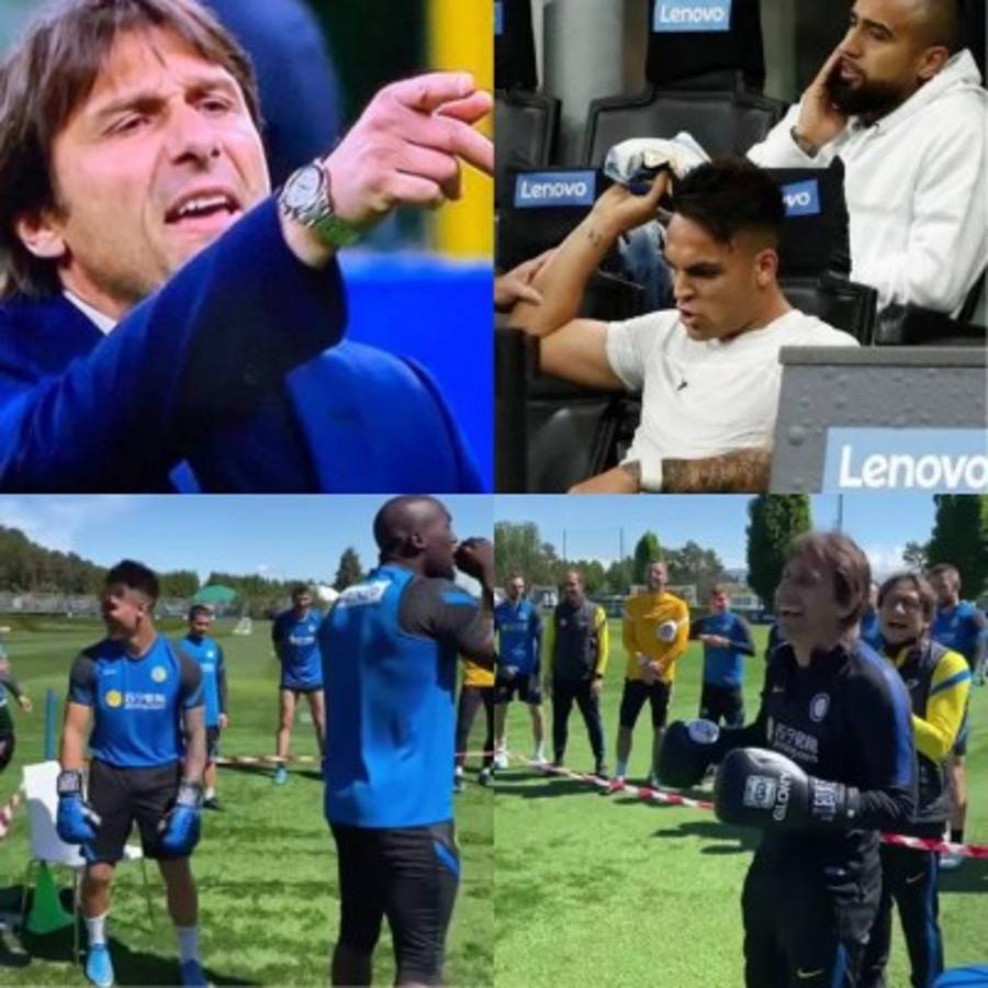 Así fue la fuerte pelea de Lautaro Martínez y Conte en pleno juego del Inter de Milán: 'Respeta'