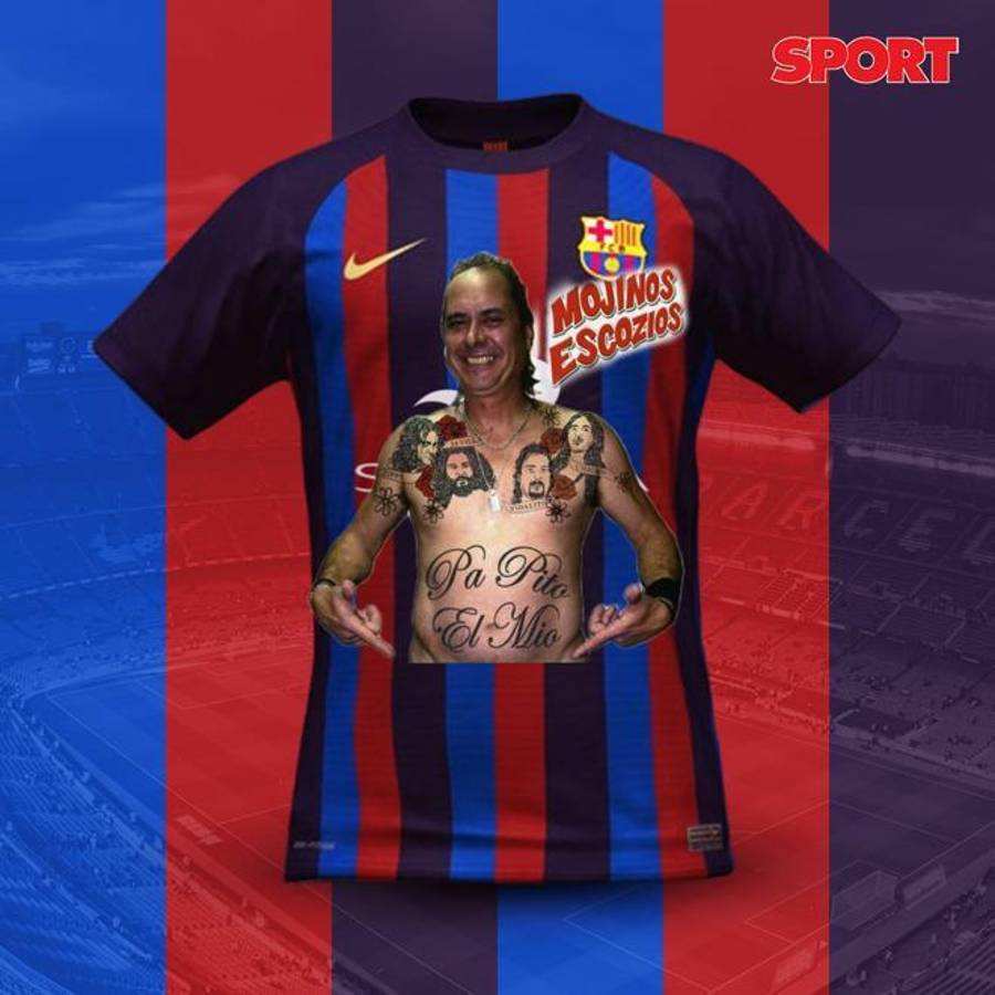 ¡Para reír! Barcelona es destrozado con memes por su nuevo logo en la camisa para el Clásico contra Real Madrid