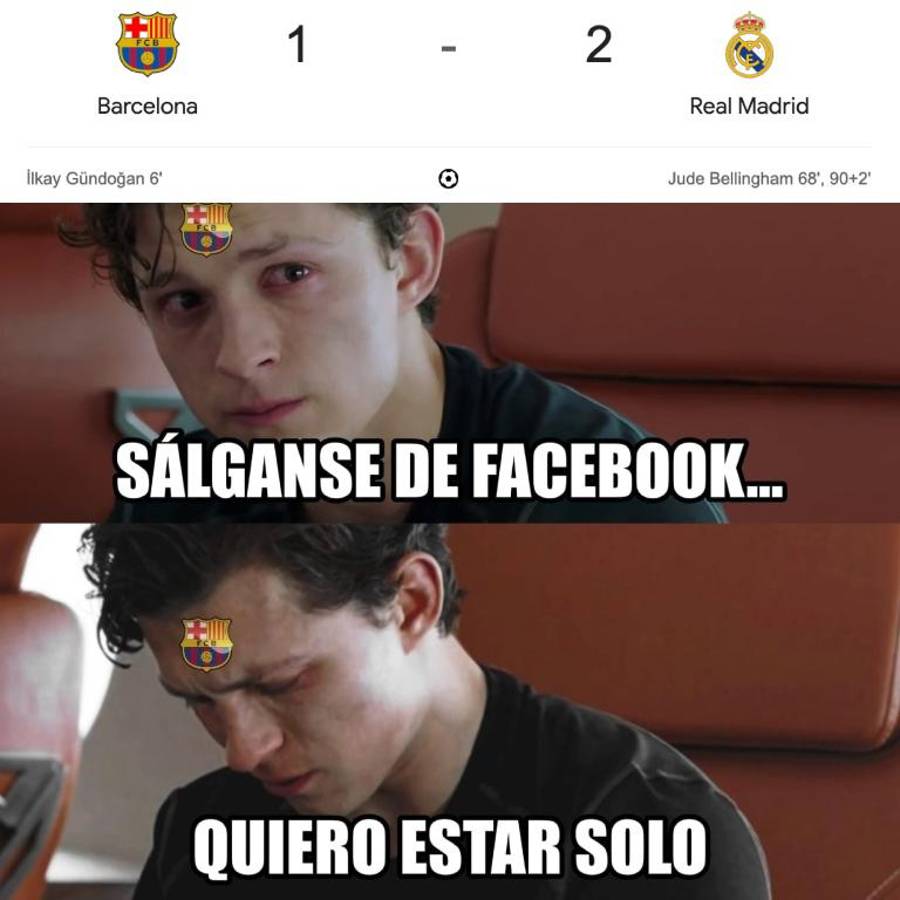 Bellingham es protagonista: los memes se burlan del Barcelona luego de caer ante Real Madrid en el Clásico