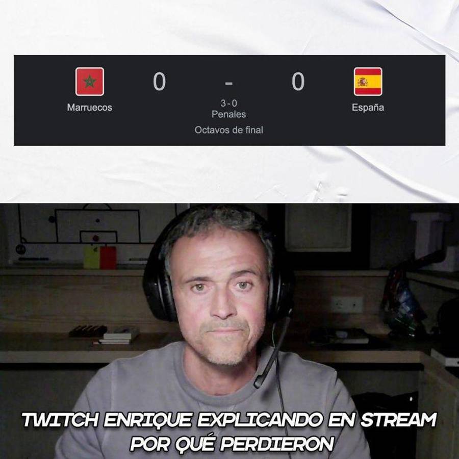 ¡Para morir de risa! Los memes revientan a España por despedirse del Mundial y Luis Enrique es la víctima favorita