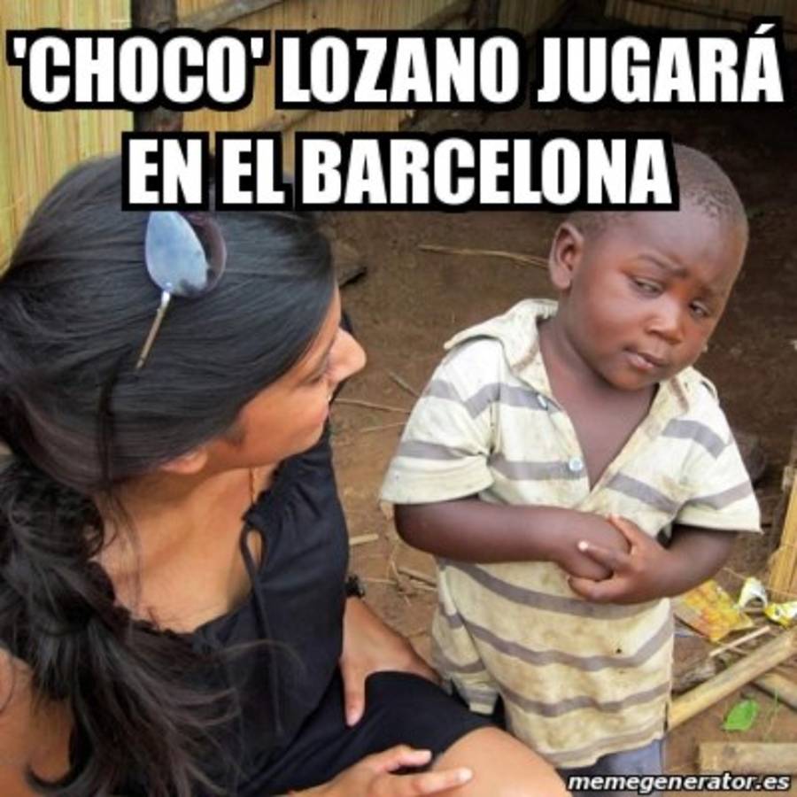 Los mejores memes sobre la llegada del 'Choco' Lozano al Barcelona B