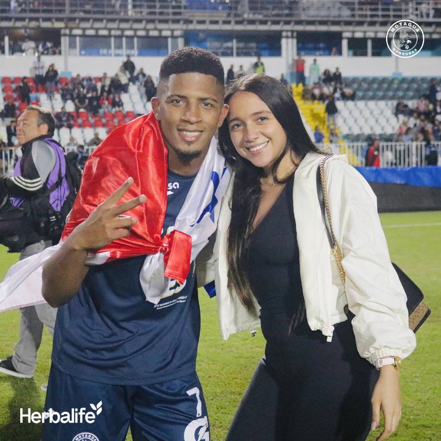 Esposas, novias y familiares, así celebraron los seres más queridos de los futbolistas campeones con Motagua