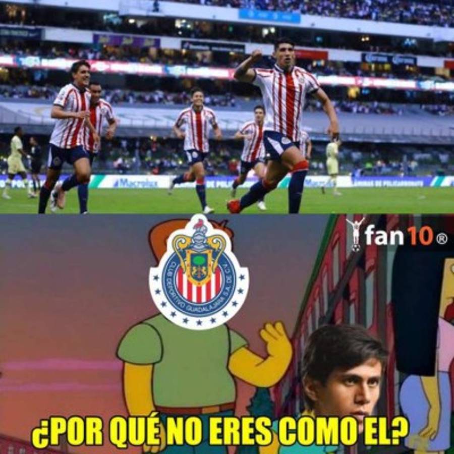 Liga MX: Los memes destrozan a Chofis López, al 'pollo' Briseño y Chivas tras la derrota ante América   