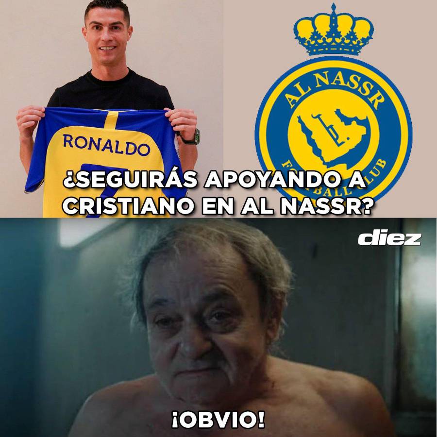 Cristiano Ronaldo fue fichado por el Al Nassr de Arabia Saudita y lo destrozan con memes