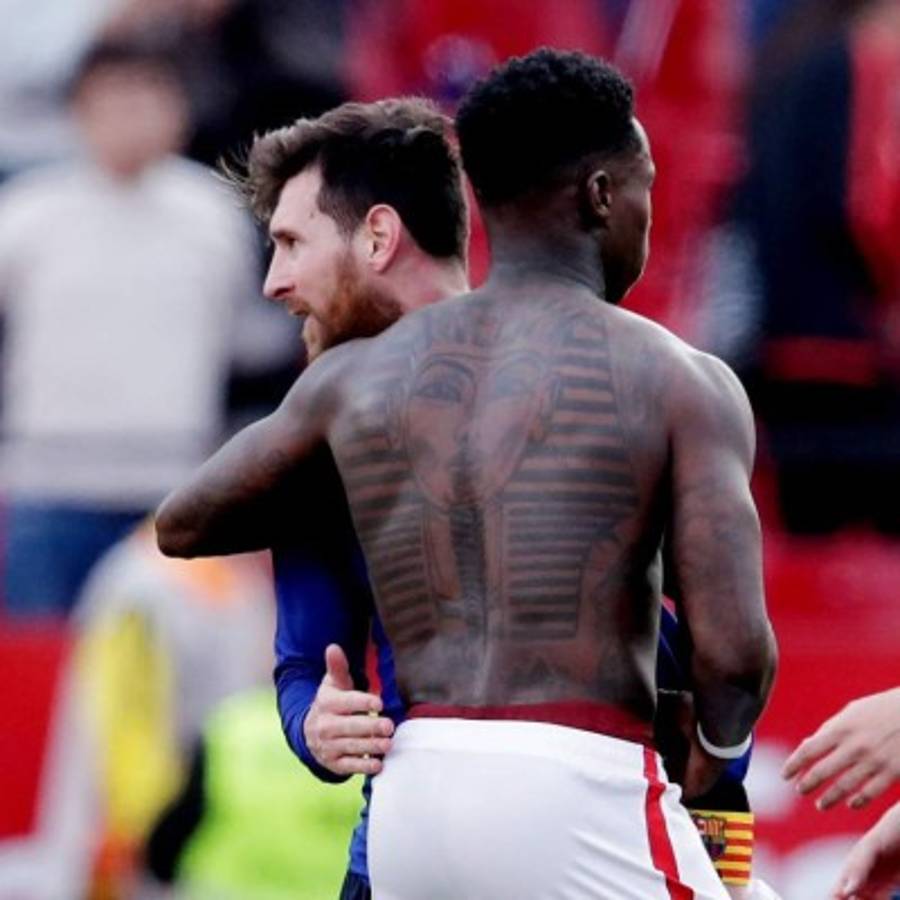¿Quién es? La historia detrás de las imágenes de Messi con jugador del Sevilla
