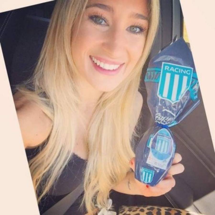 ¡De no creer! En plena celebración de Racing, hija del presidente baja, besa a jugador y oficializa noviazgo