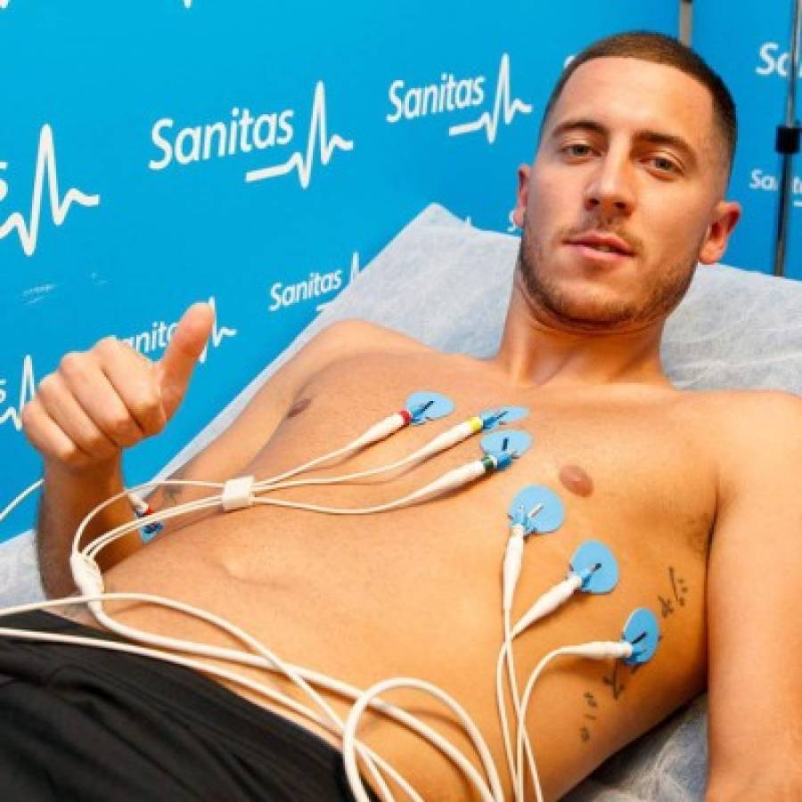 En fotos: Eden Hazard y su primer día como jugador del Real Madrid